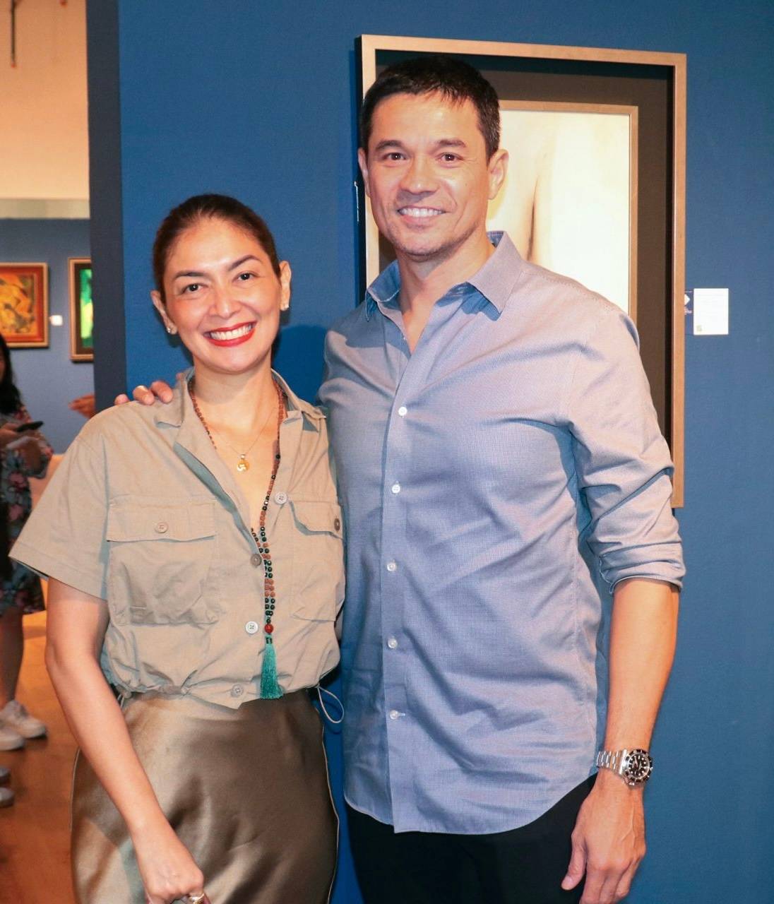 Malou Araneta and Raffy Ladao.